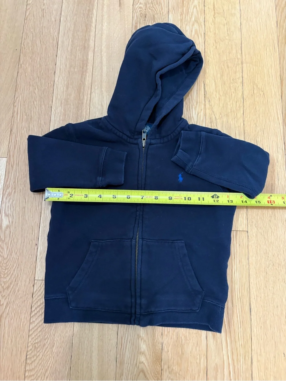 Polo Ralph Lauren Toddler 2T Navy Zip Hoodie Sporty Prep Elevated Casual